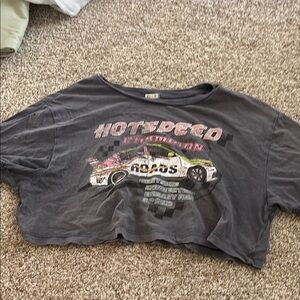 Hot Speed Kids Graphic Tee - Gray